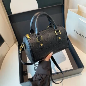 حقيبة يد نسائية مطبوعة أنيقة، حقيبة حمل فاخرة خفيفة الوزن ذات سعة كبيرة، حقيبة كتف متعددة الاستخدامات للتنقل اليومي